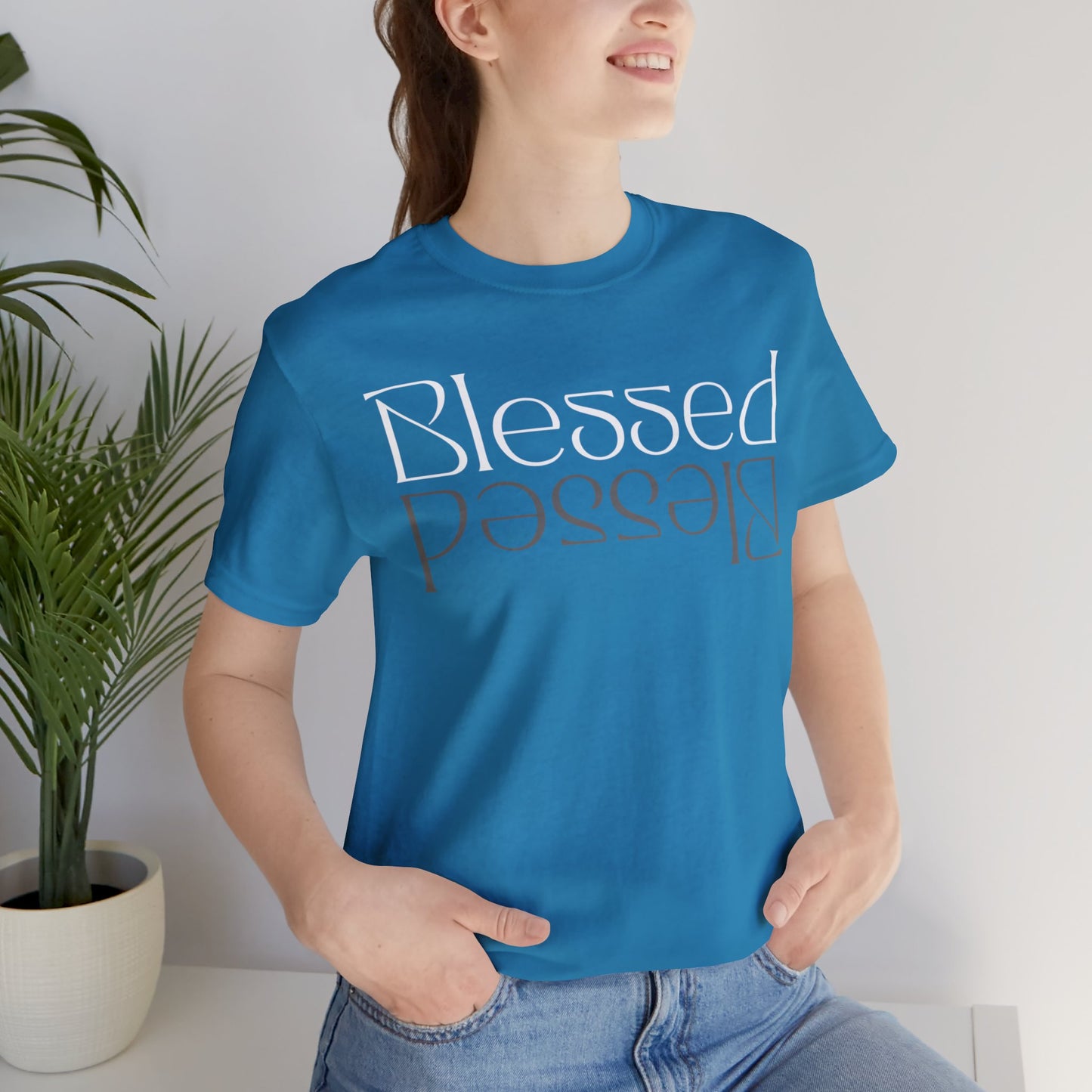 BLESSED Unisex Jersey Short Sleeve Tee