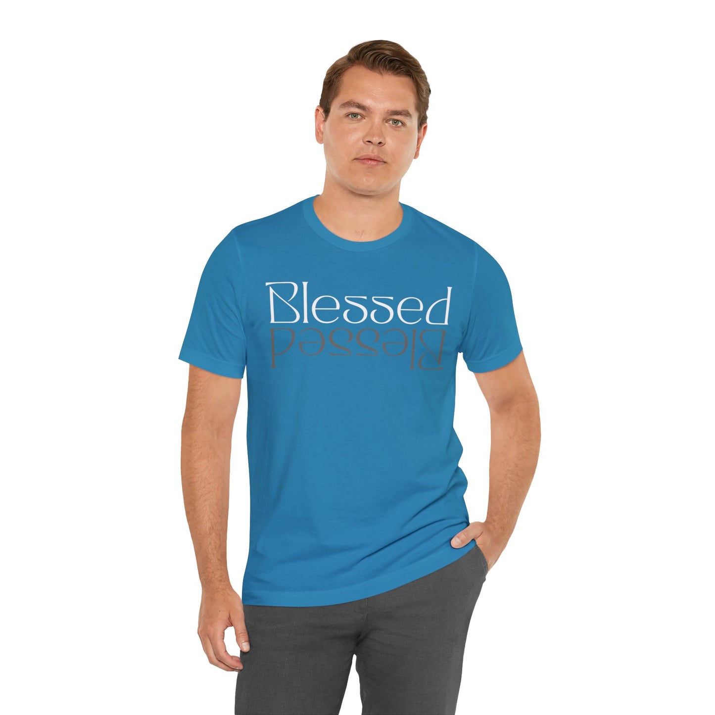 BLESSED Unisex Jersey Short Sleeve Tee