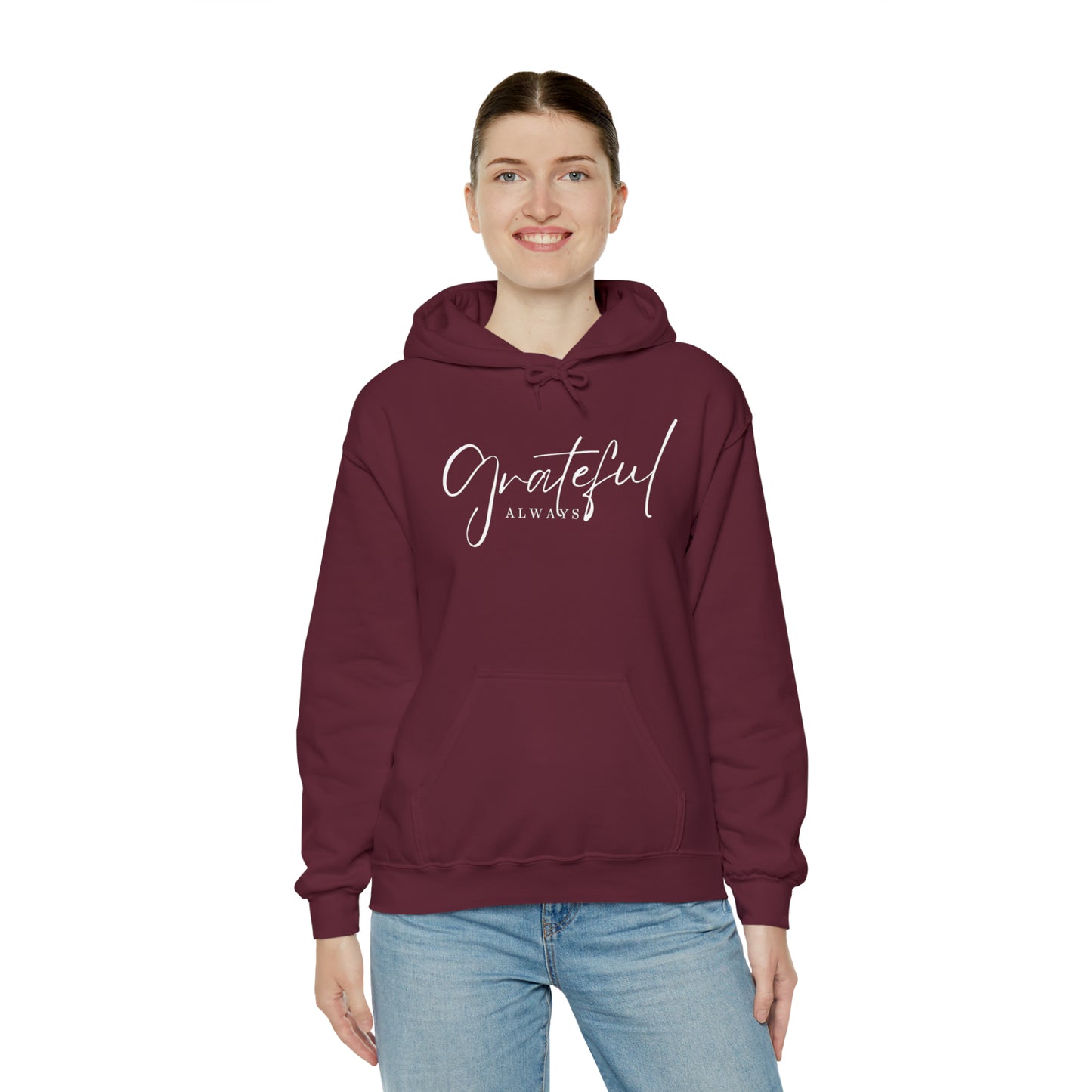 GRATEFUL ALWAYS Unisex Heavy Blend™ Hooded Sweatshirt