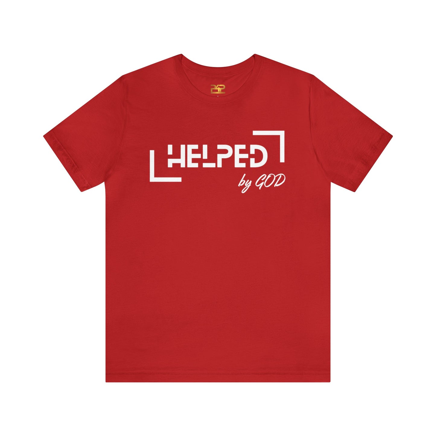 HELPED BY GOD Unisex Jersey Short Sleeve Tee