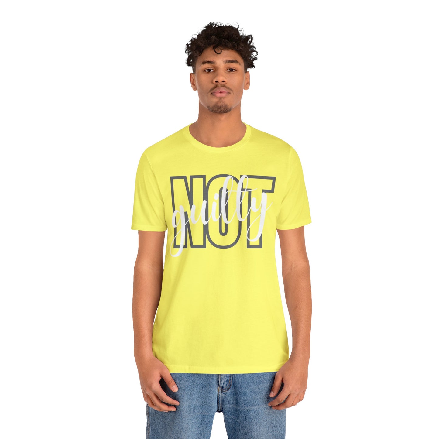 NOT GUILTY Unisex Jersey Short Sleeve Tee