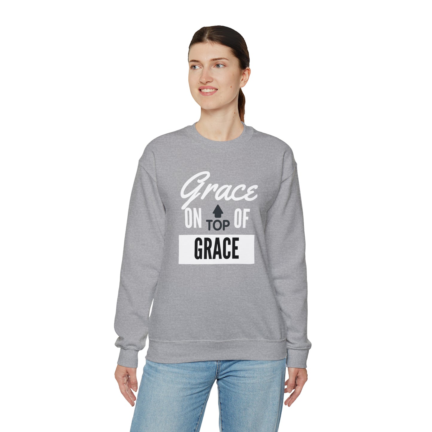 GRACE ON TOP GRACE Unisex Heavy Blend™ Crewneck Sweatshirt