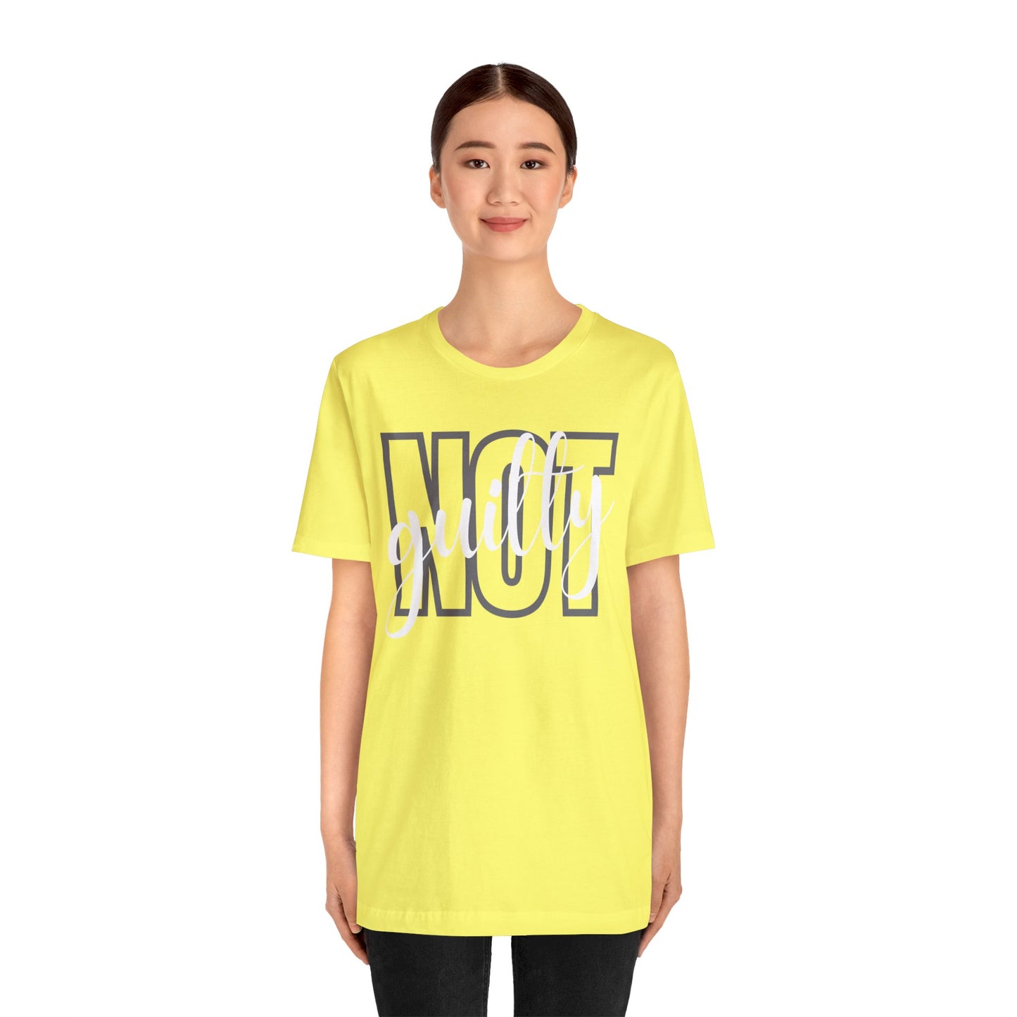 NOT GUILTY Unisex Jersey Short Sleeve Tee