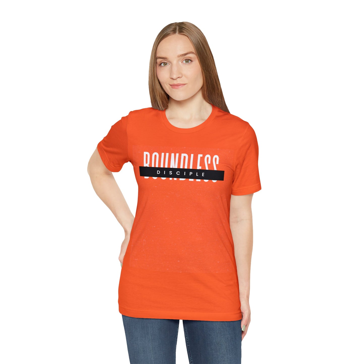 BOUNDLESS DISCIPLE Unisex Jersey Short Sleeve Tee