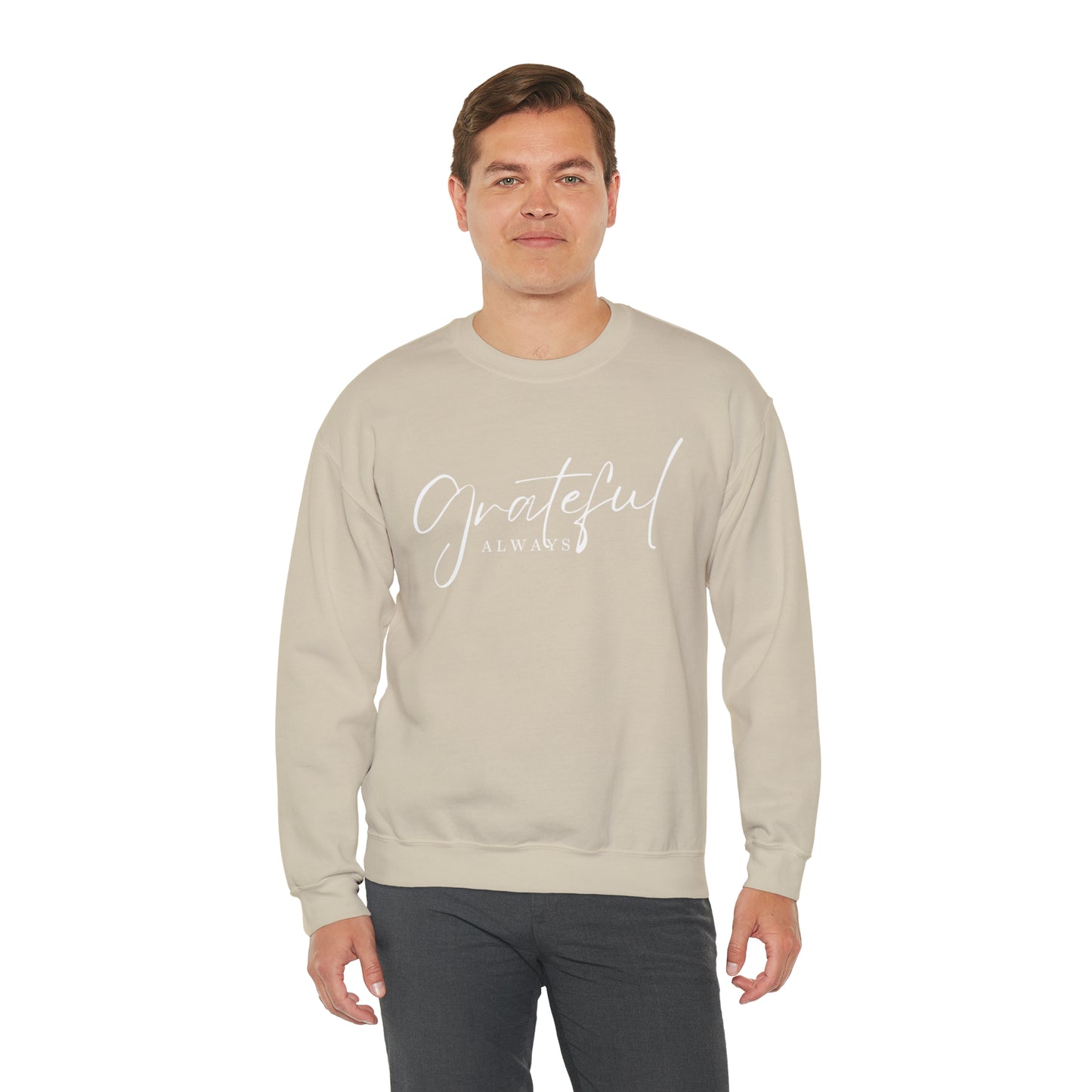 GRATEFUL ALWAYS Unisex Heavy Blend™ Crewneck Sweatshirt