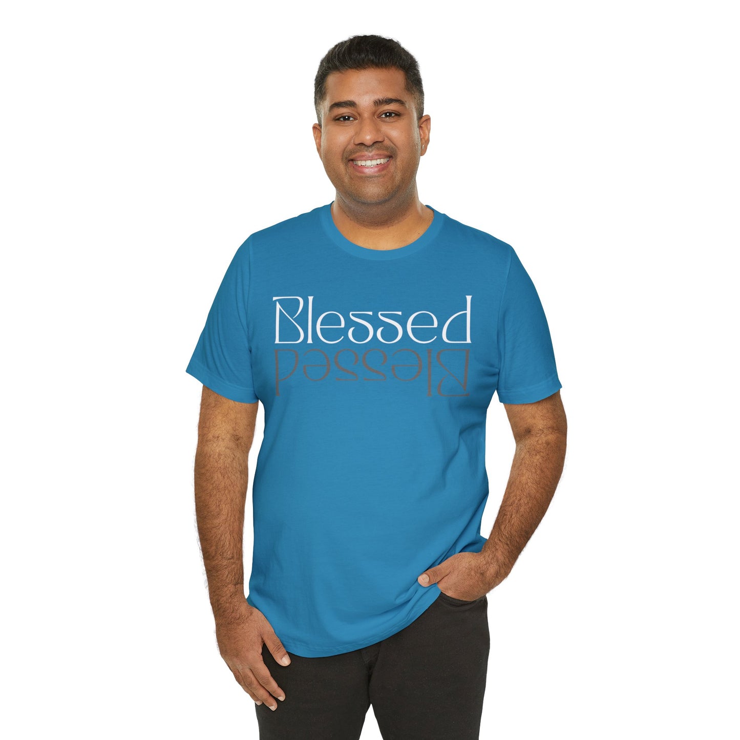 BLESSED Unisex Jersey Short Sleeve Tee