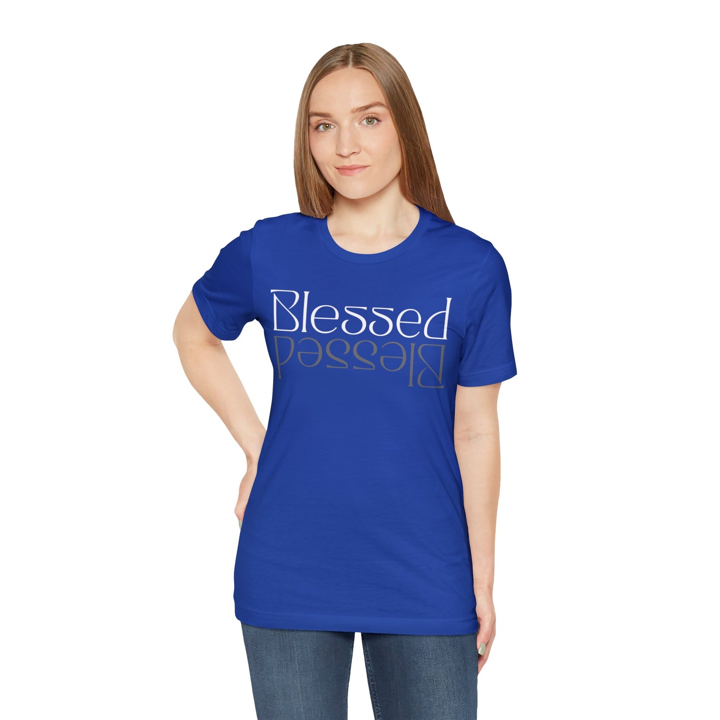 BLESSED Unisex Jersey Short Sleeve Tee