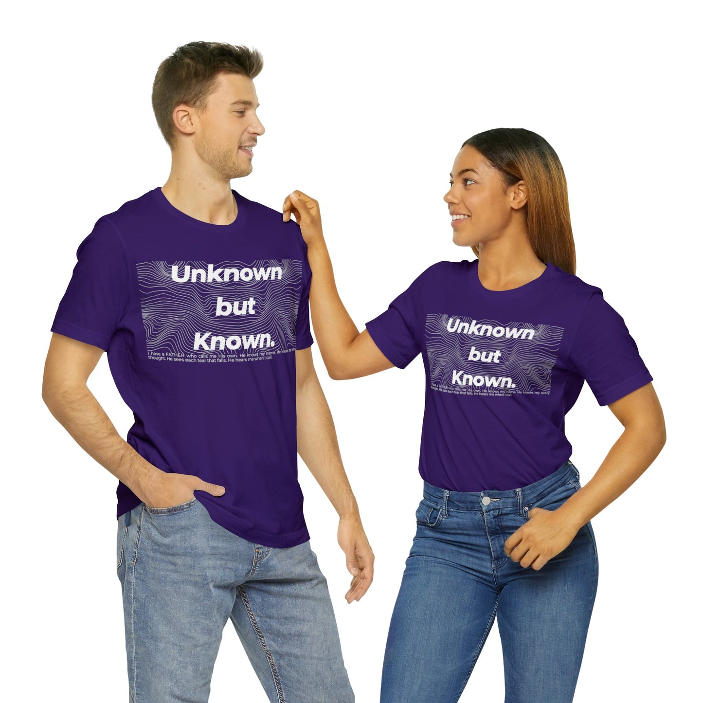 UNKNOWN BUT KNOWN Unisex Jersey Short Sleeve Tee