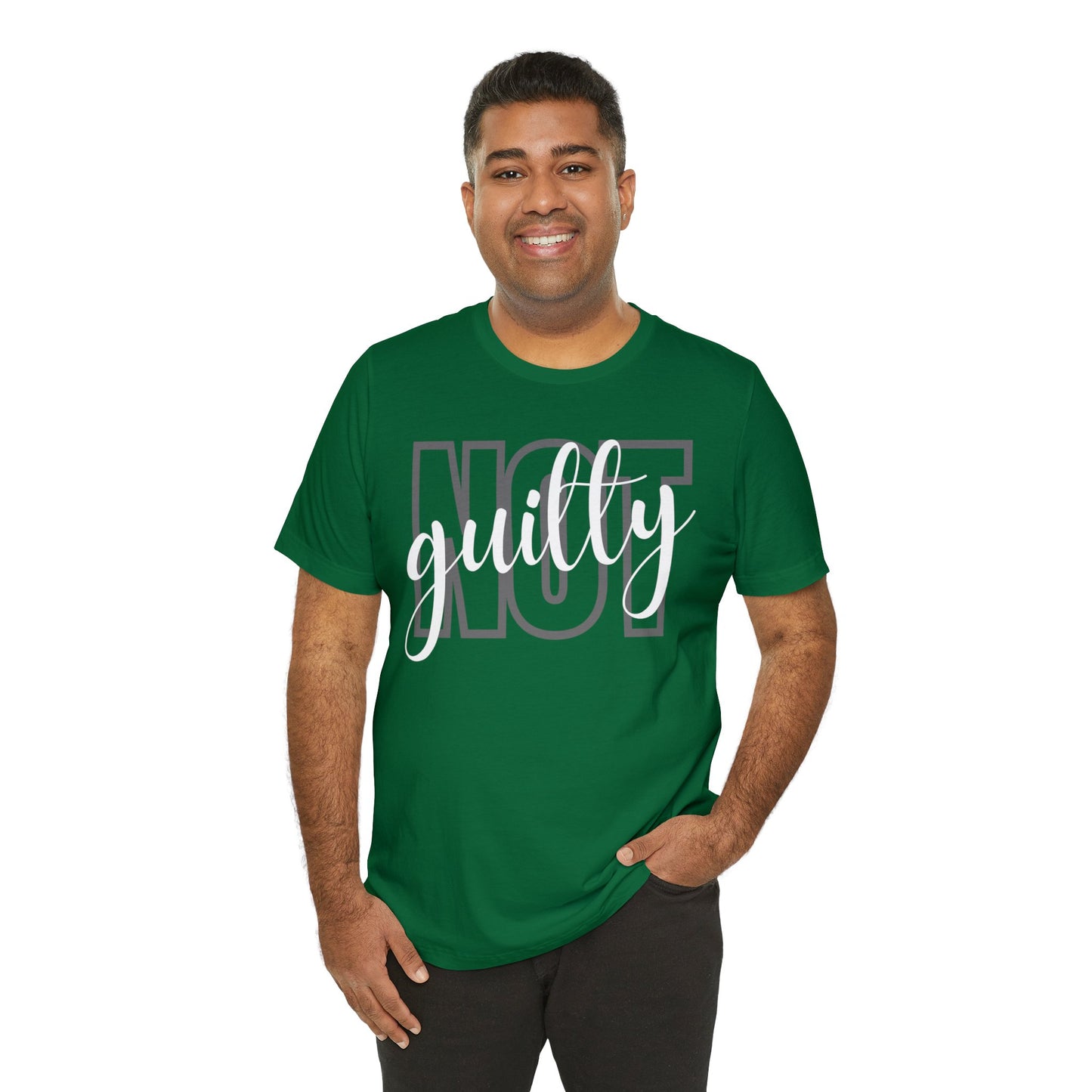 NOT GUILTY Unisex Jersey Short Sleeve Tee