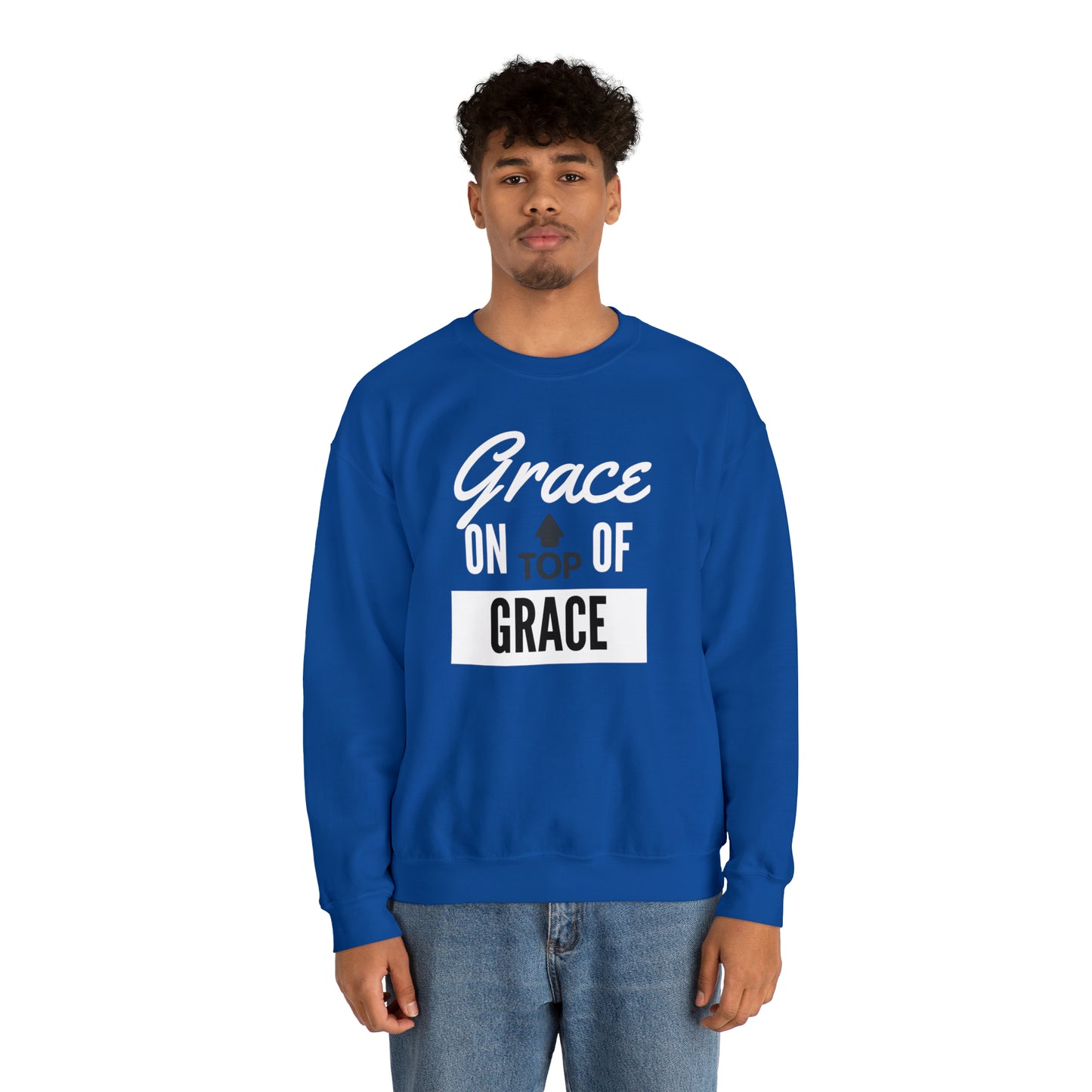 GRACE ON TOP GRACE Unisex Heavy Blend™ Crewneck Sweatshirt