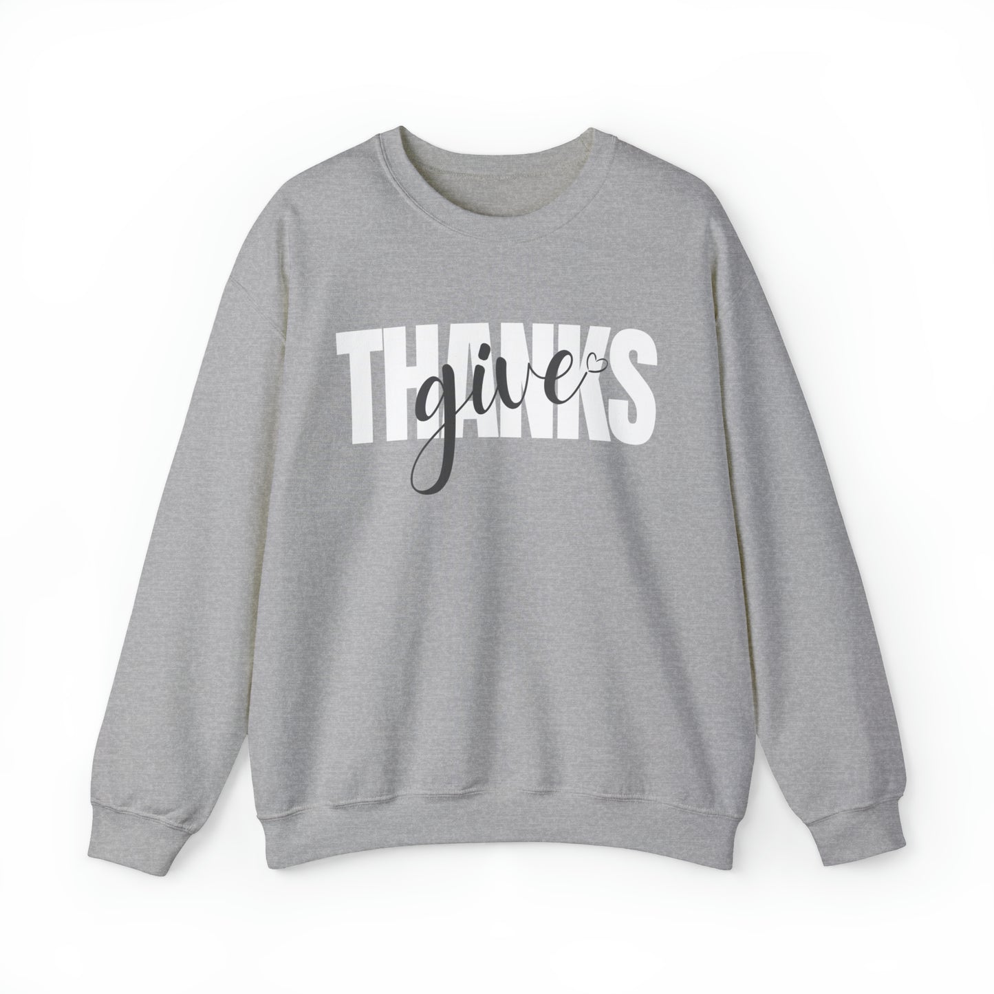 GIVE THANKS Unisex Heavy Blend™ Crewneck Sweatshirt