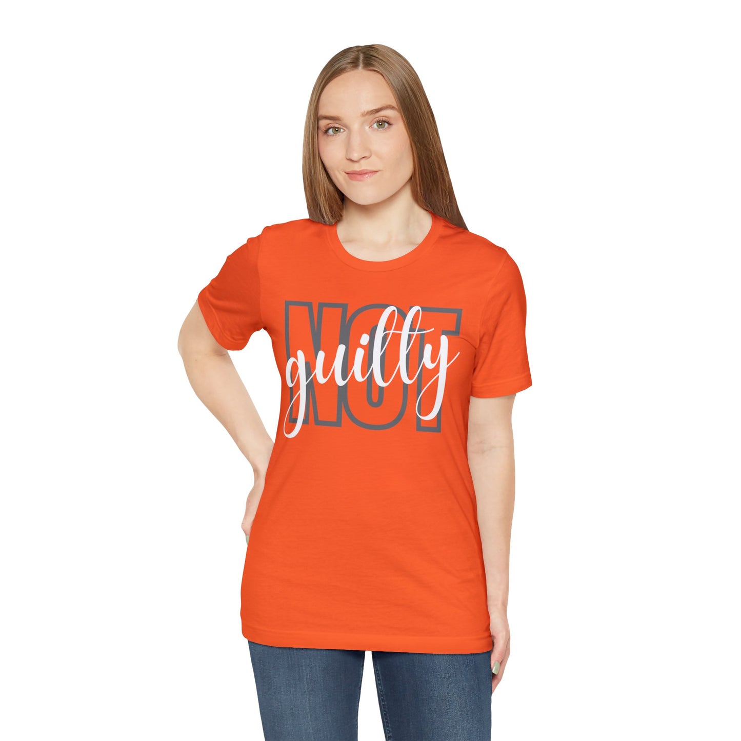 NOT GUILTY Unisex Jersey Short Sleeve Tee