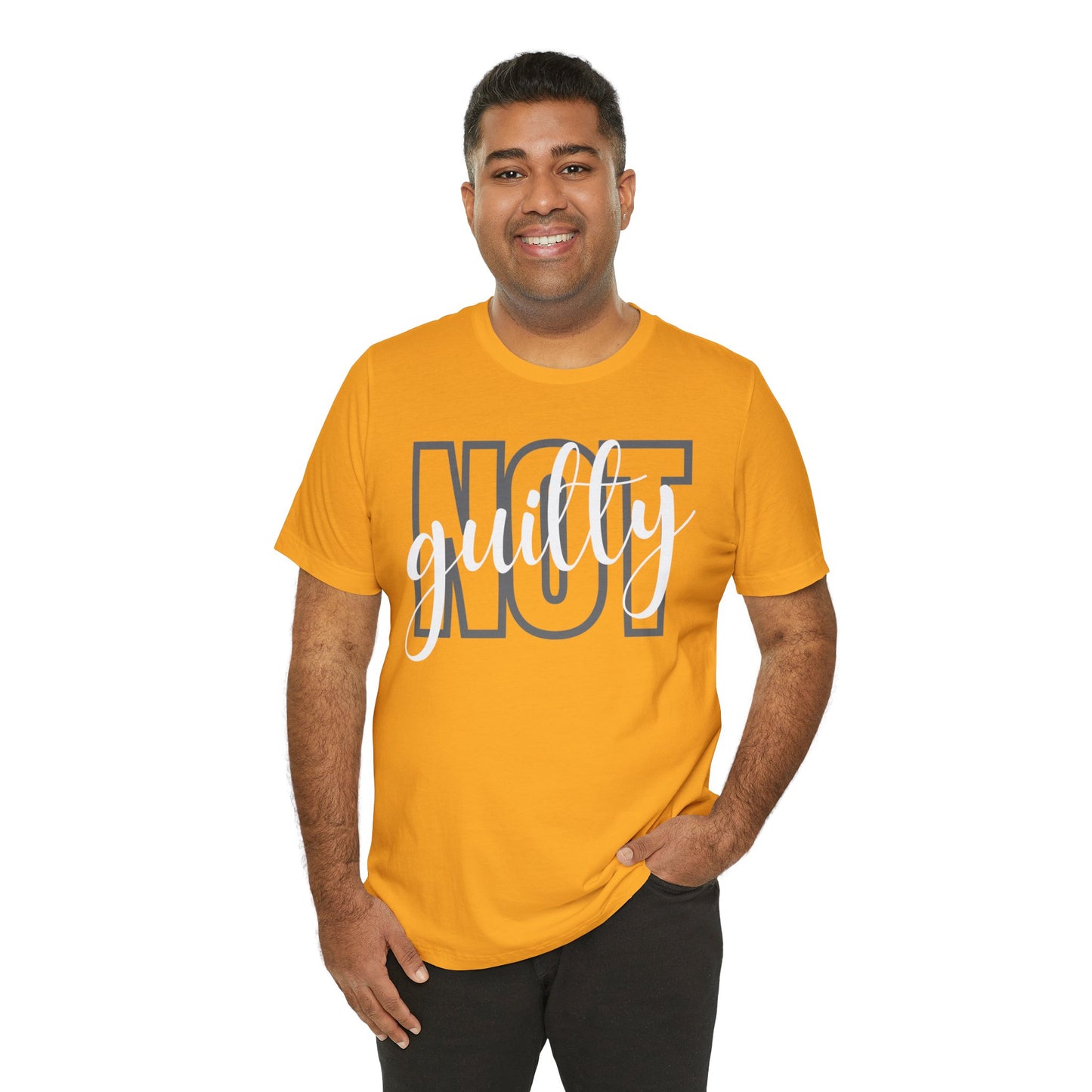 NOT GUILTY Unisex Jersey Short Sleeve Tee