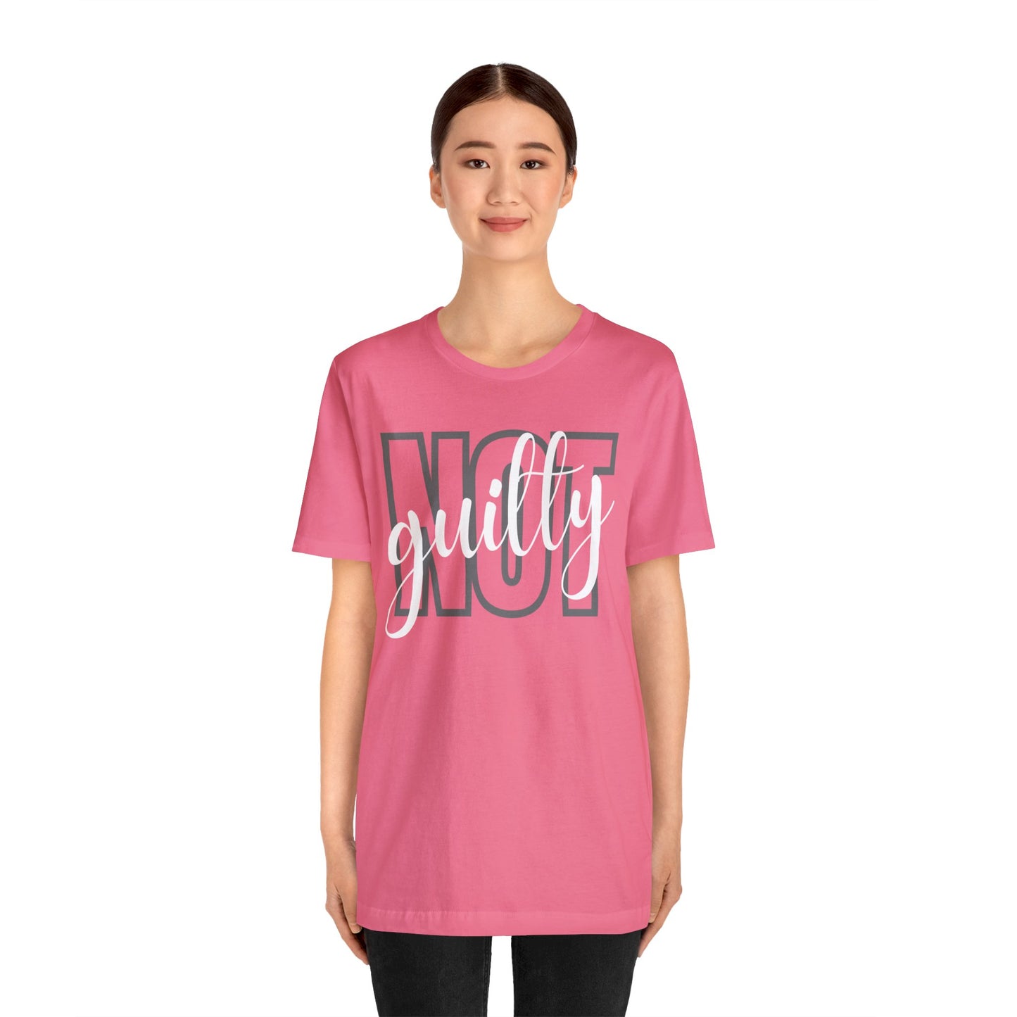 NOT GUILTY Unisex Jersey Short Sleeve Tee