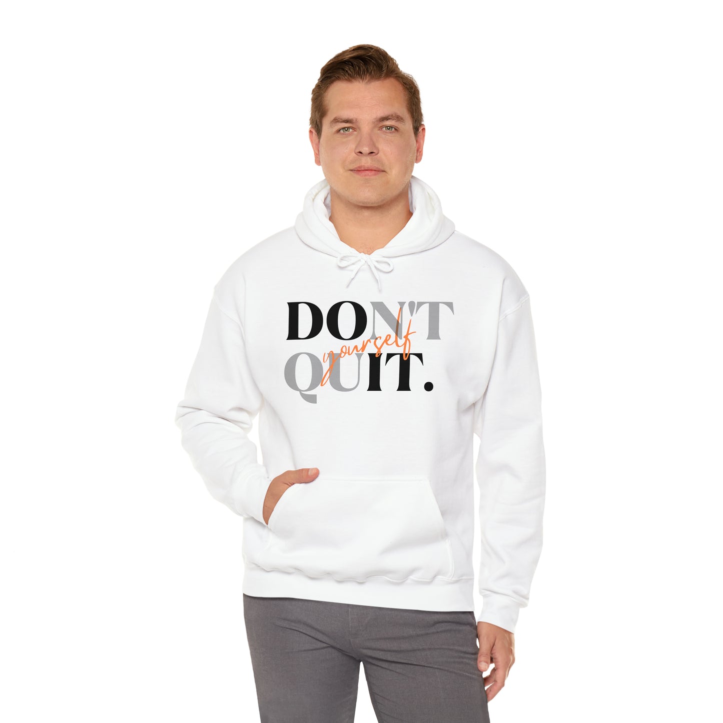 DON'T QUIT Unisex Heavy Blend™ Hooded Sweatshirt