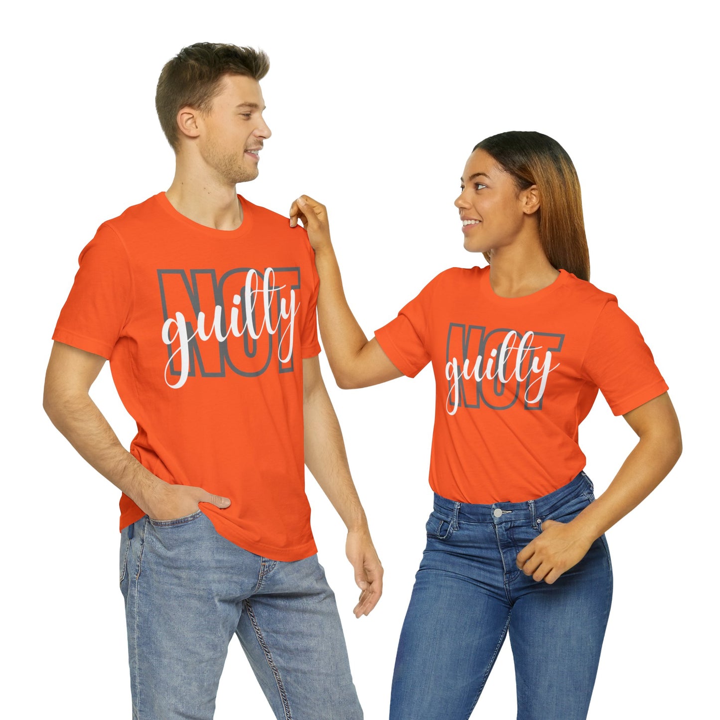 NOT GUILTY Unisex Jersey Short Sleeve Tee