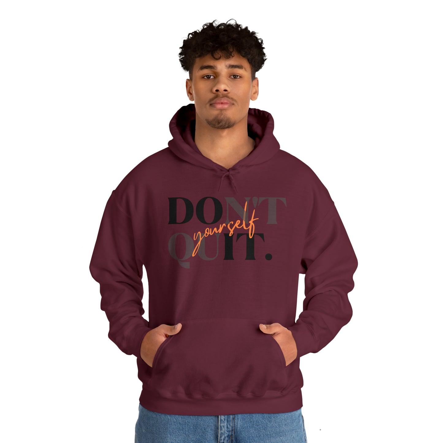 DON'T QUIT Unisex Heavy Blend™ Hooded Sweatshirt