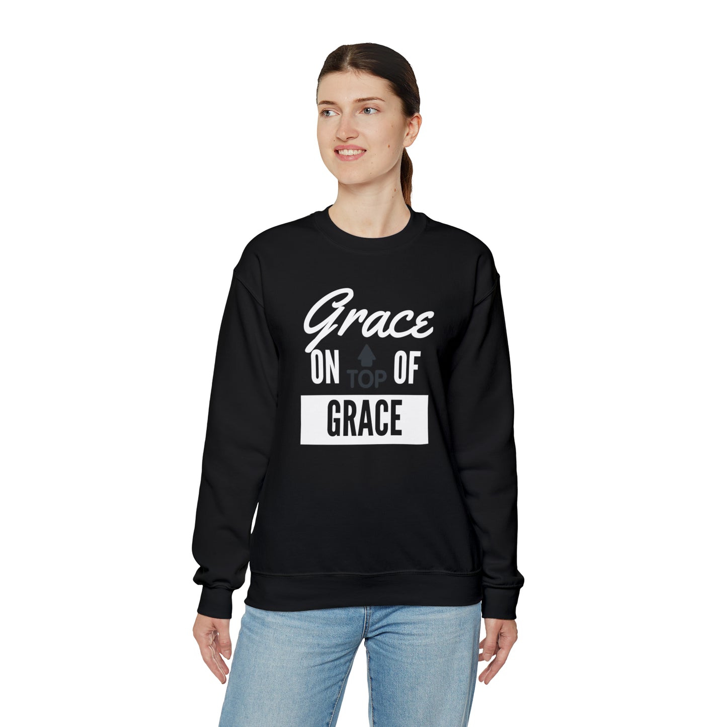 GRACE ON TOP GRACE Unisex Heavy Blend™ Crewneck Sweatshirt