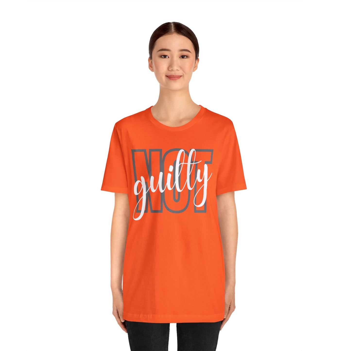 NOT GUILTY Unisex Jersey Short Sleeve Tee