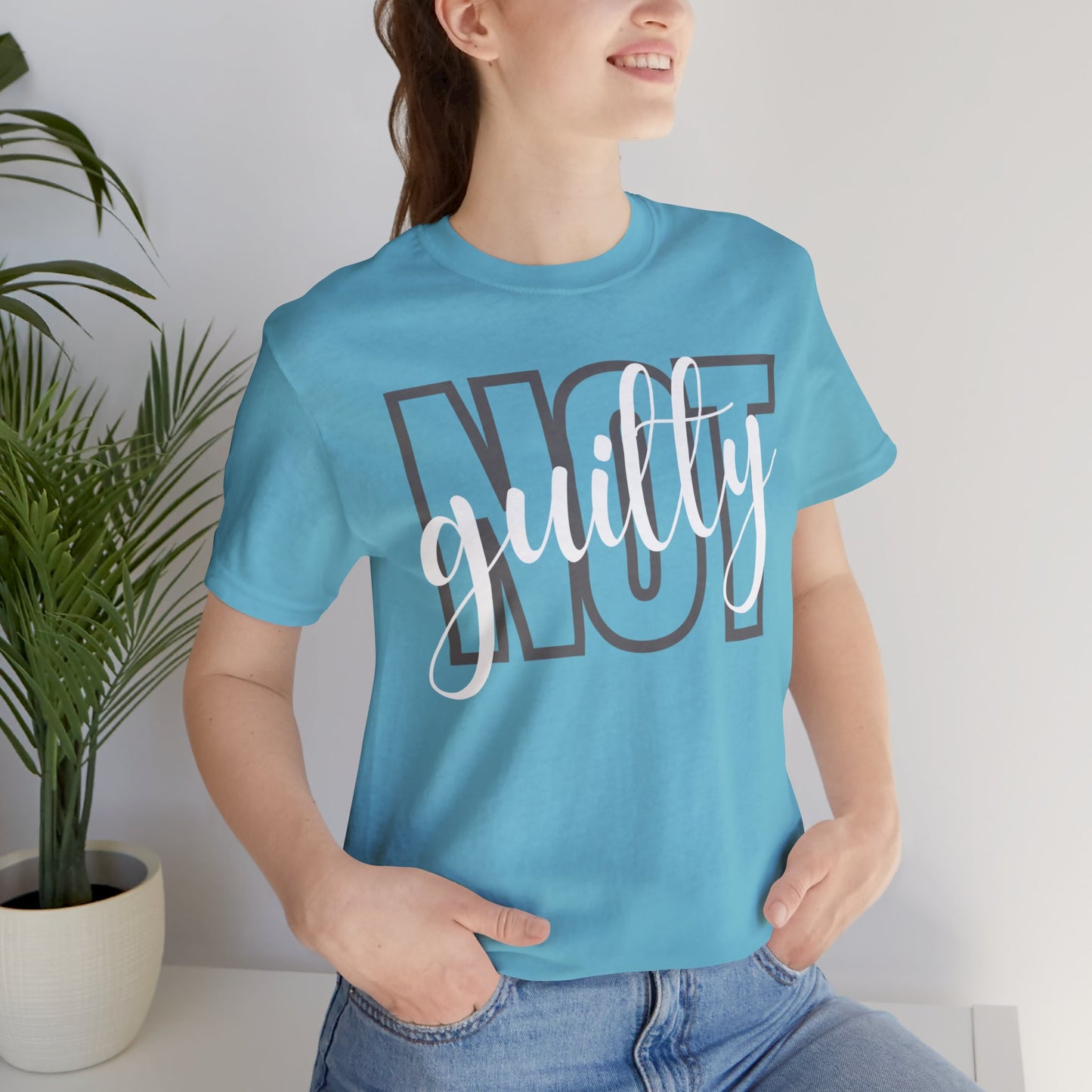 NOT GUILTY Unisex Jersey Short Sleeve Tee