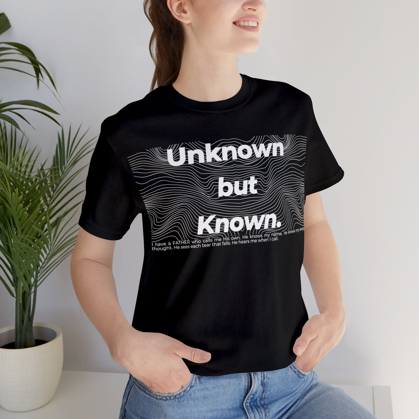 UNKNOWN BUT KNOWN Unisex Jersey Short Sleeve Tee