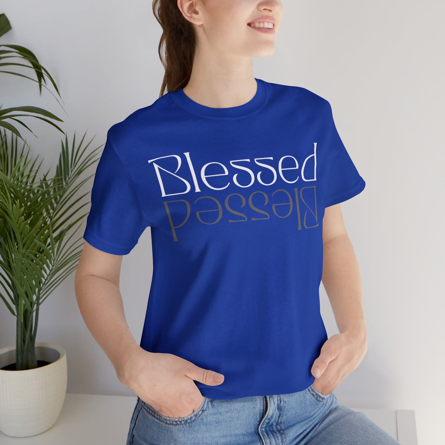 BLESSED Unisex Jersey Short Sleeve Tee