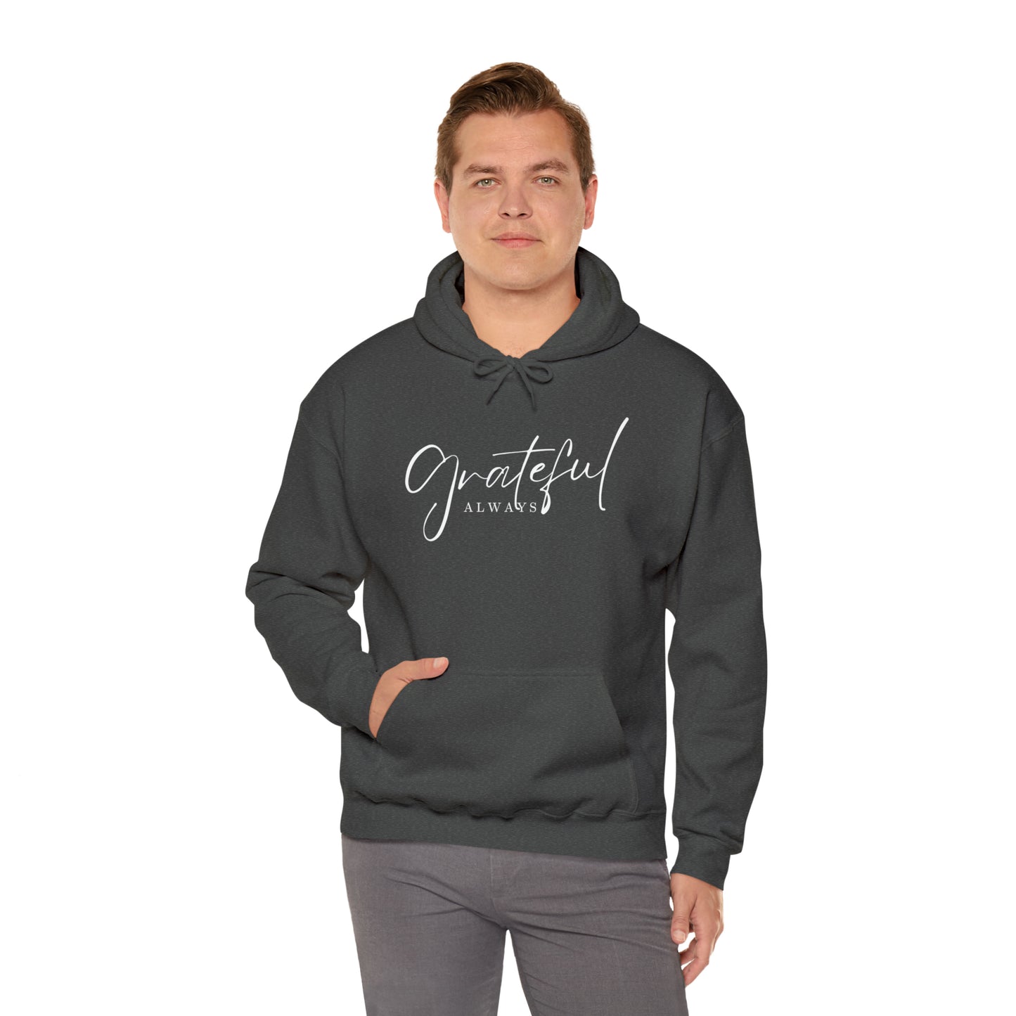 GRATEFUL ALWAYS Unisex Heavy Blend™ Hooded Sweatshirt