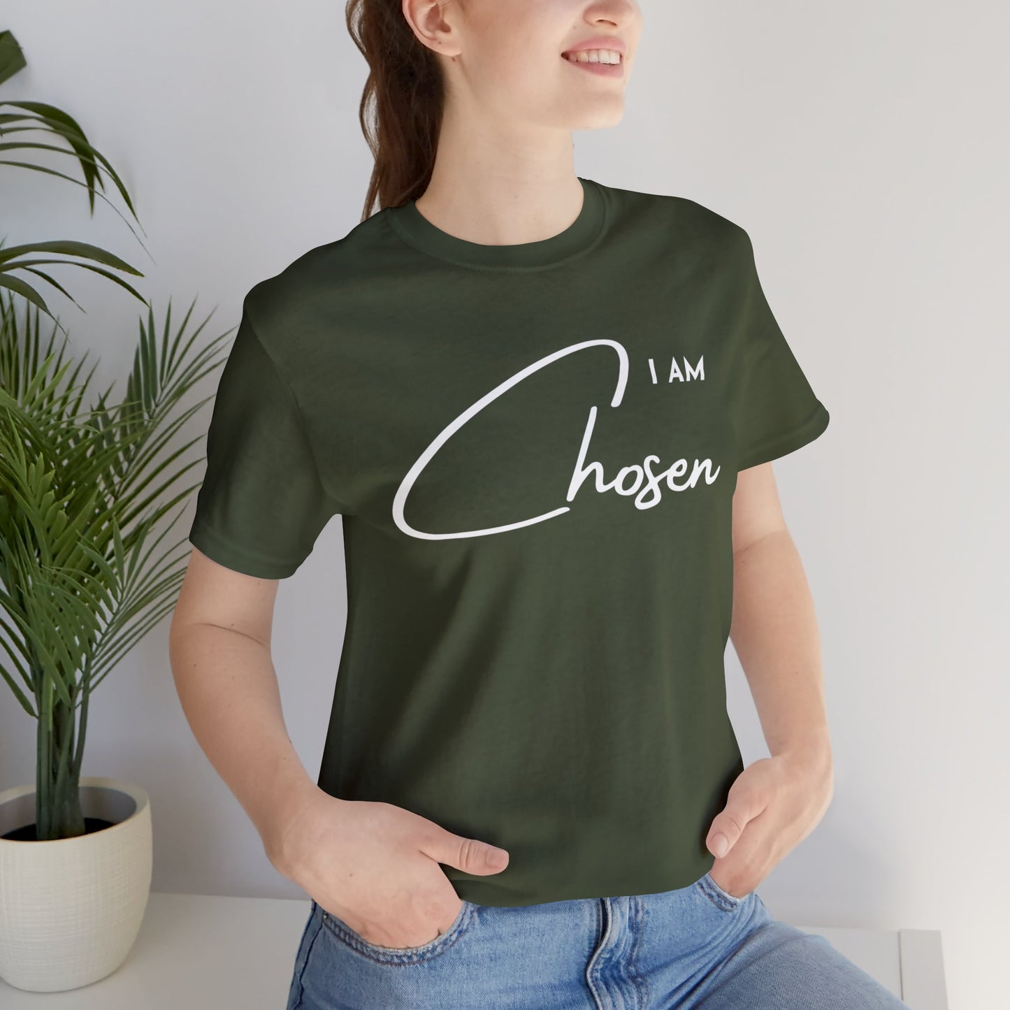 I AM CHOSEN Unisex Jersey Short Sleeve Tee