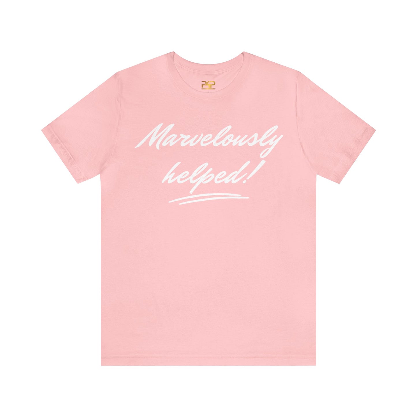 MARVELOUSLY HELPED Unisex Jersey Short Sleeve Tee