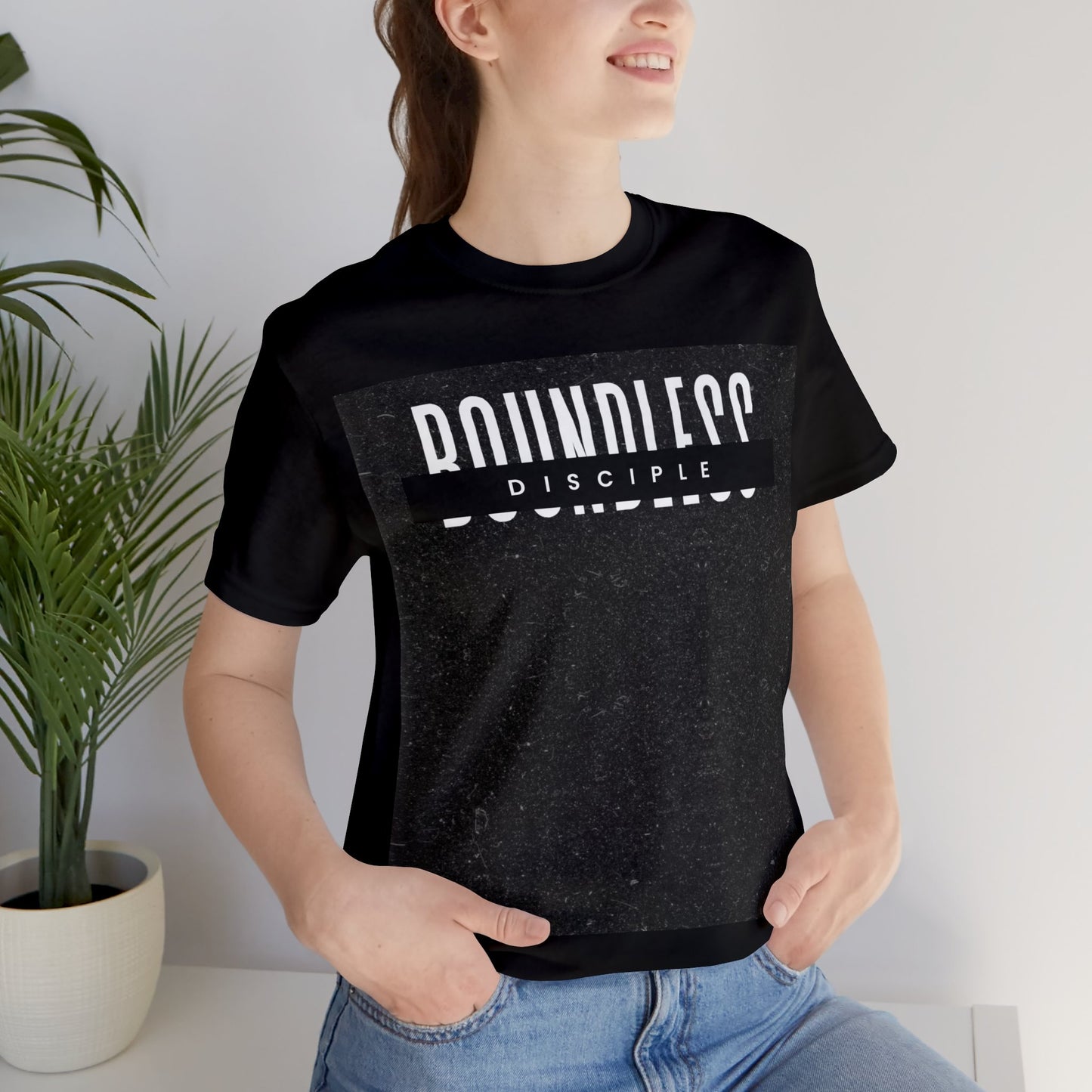 BOUNDLESS DISCIPLE Unisex Jersey Short Sleeve Tee