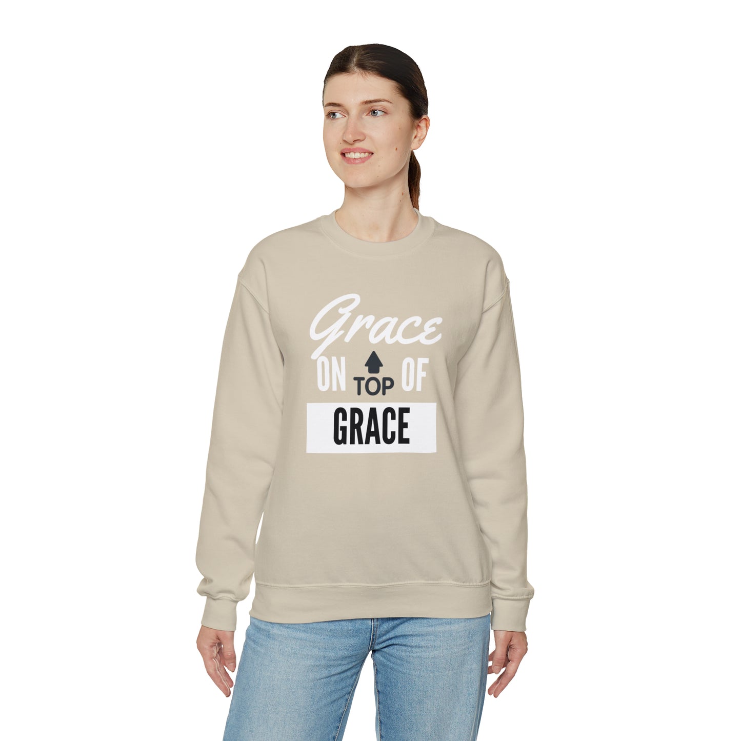 GRACE ON TOP GRACE Unisex Heavy Blend™ Crewneck Sweatshirt